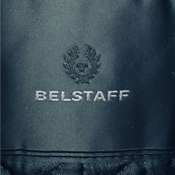 Belstaff Dallington Double Breast Cropped Pea Coat Cashmere/Wool Blend Black S - Picture 10 of 16